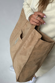 NAVY BLUE SHOPPER BAG - LIDO