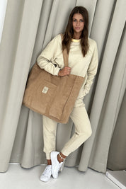 NAVY BLUE SHOPPER BAG - LIDO