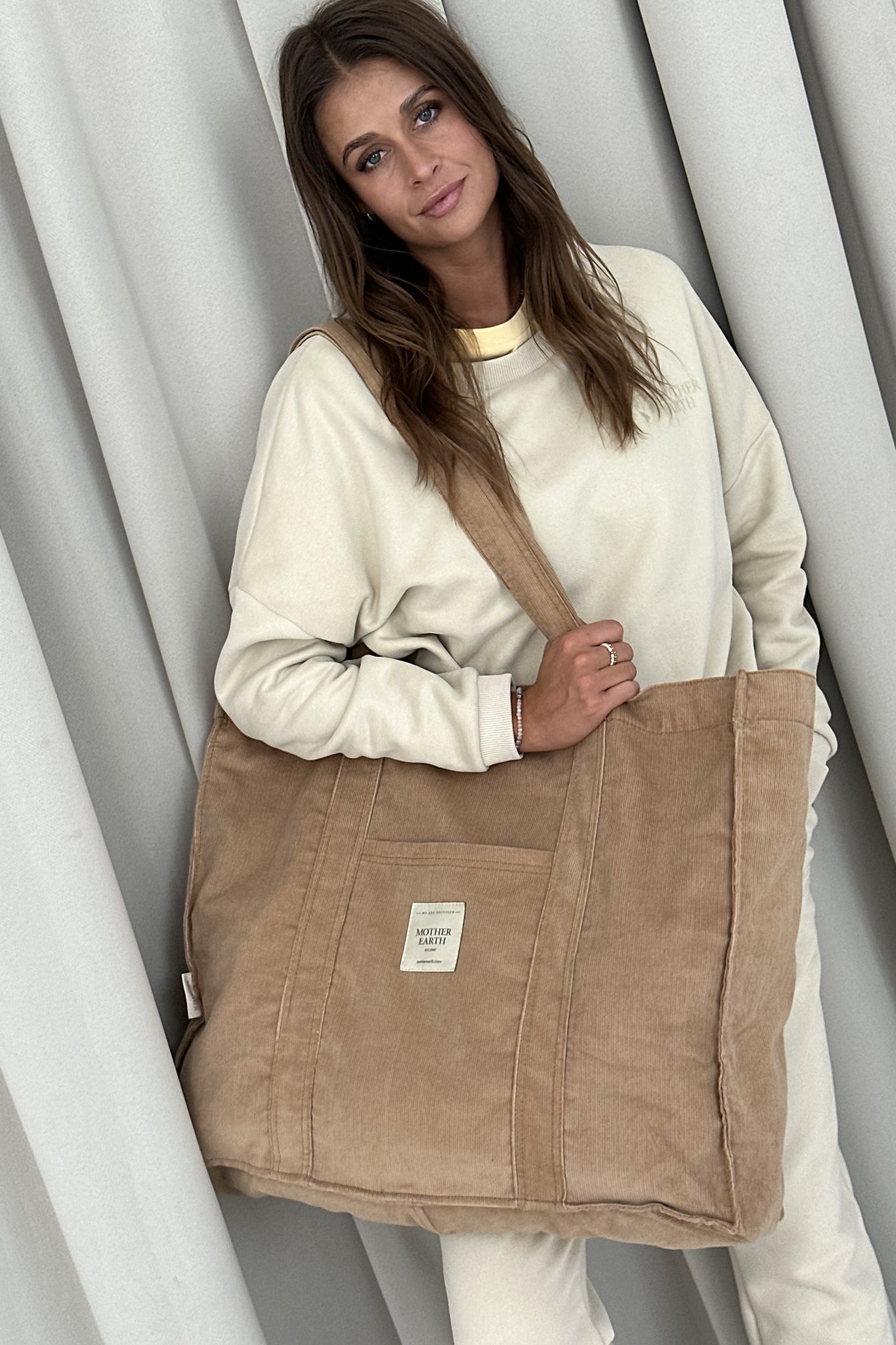 NAVY BLUE SHOPPER BAG - LIDO