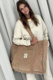 NAVY BLUE SHOPPER BAG - LIDO