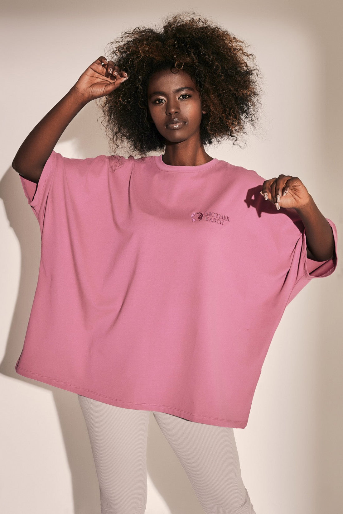 OVERSIZE FUCHSIA T-SHIRT - KEELING