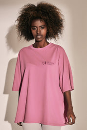 OVERSIZE FUCHSIA T-SHIRT - KEELING