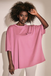 OVERSIZE FUCHSIA T-SHIRT - KEELING