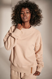 CLASSIC CUT SWEATSHIRT SAND - MANSELA