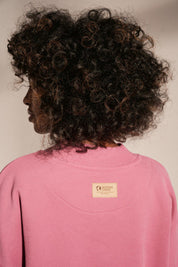 CLASSIC CUT PINK SWEATSHIRT - MANSELA