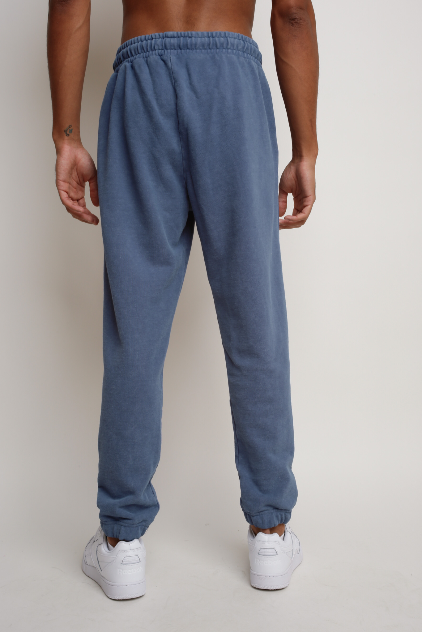 MEN'S WASHED EFFECT BLUE SWEATPANTS - CORADO