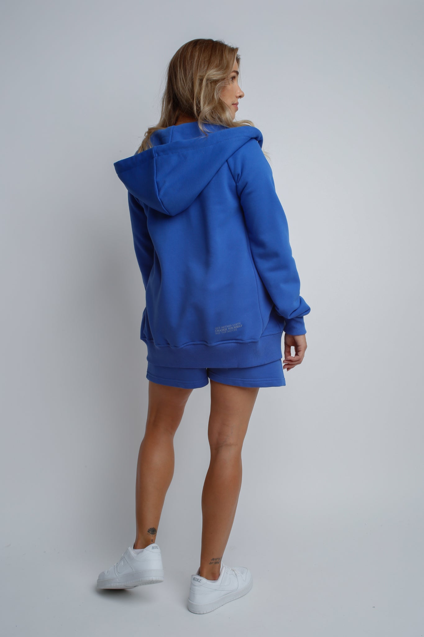 CORNFLOWER HOODED SWEATSHIRT - ARINA