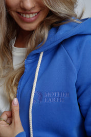 CORNFLOWER HOODED SWEATSHIRT - ARINA