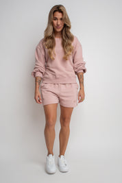 LIGHT PINK CREWNECK SWEATSHIRT - COMINO