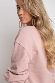 LIGHT PINK CREWNECK SWEATSHIRT - COMINO