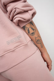 LIGHT PINK CREWNECK SWEATSHIRT - COMINO