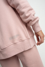 LIGHT PINK HOODED ZIPPER - ARINA