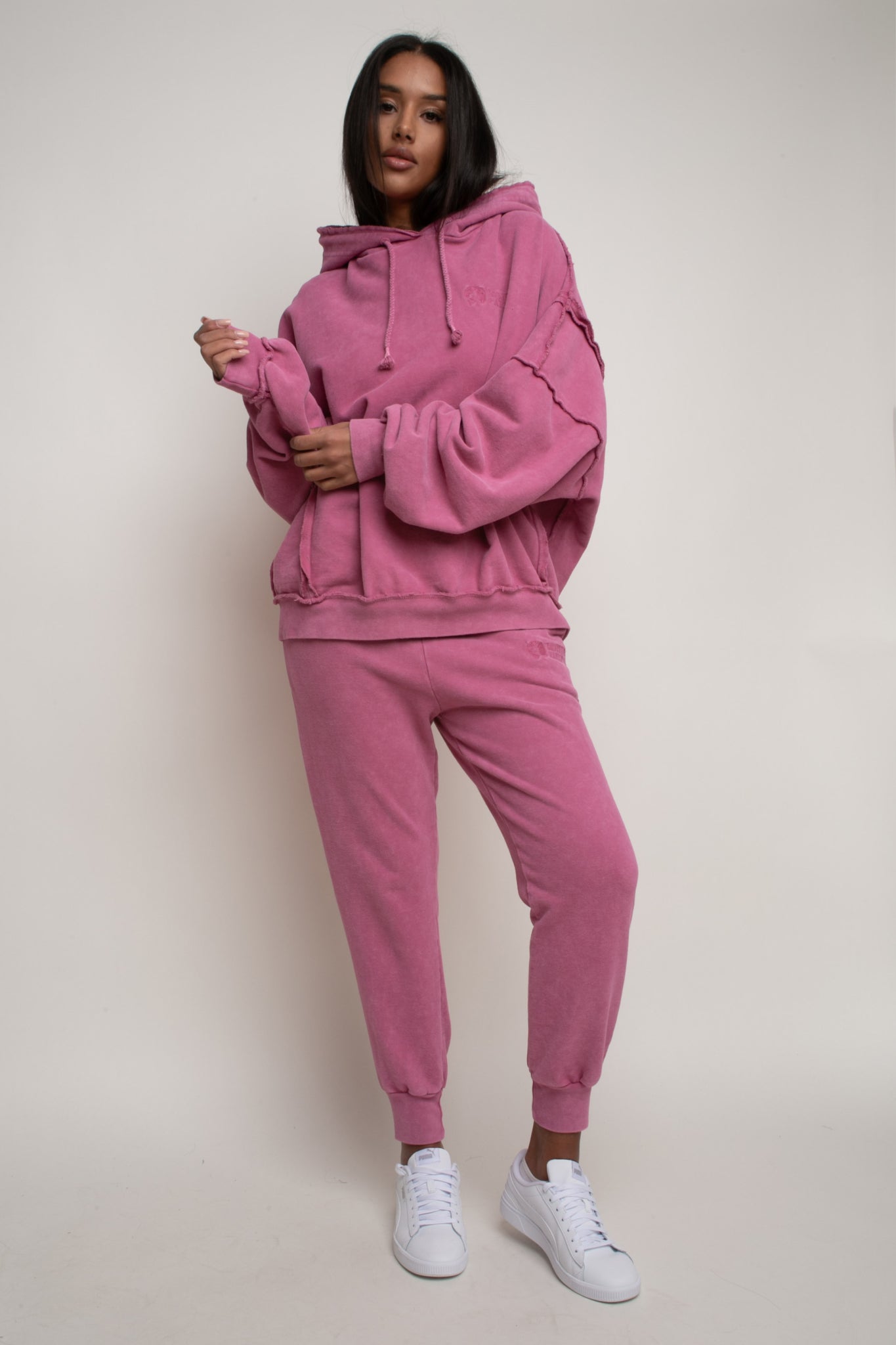 OVERSIZE PINK HOODIE - MAUPITI