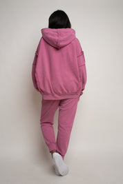 OVERSIZE PINK HOODIE - MAUPITI