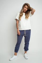 KARPATOS - OVERSIZE UNISEX SWEATPANTS NAVY