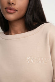 CREWNECK SWEATSHIRT BEIGE - COMINO