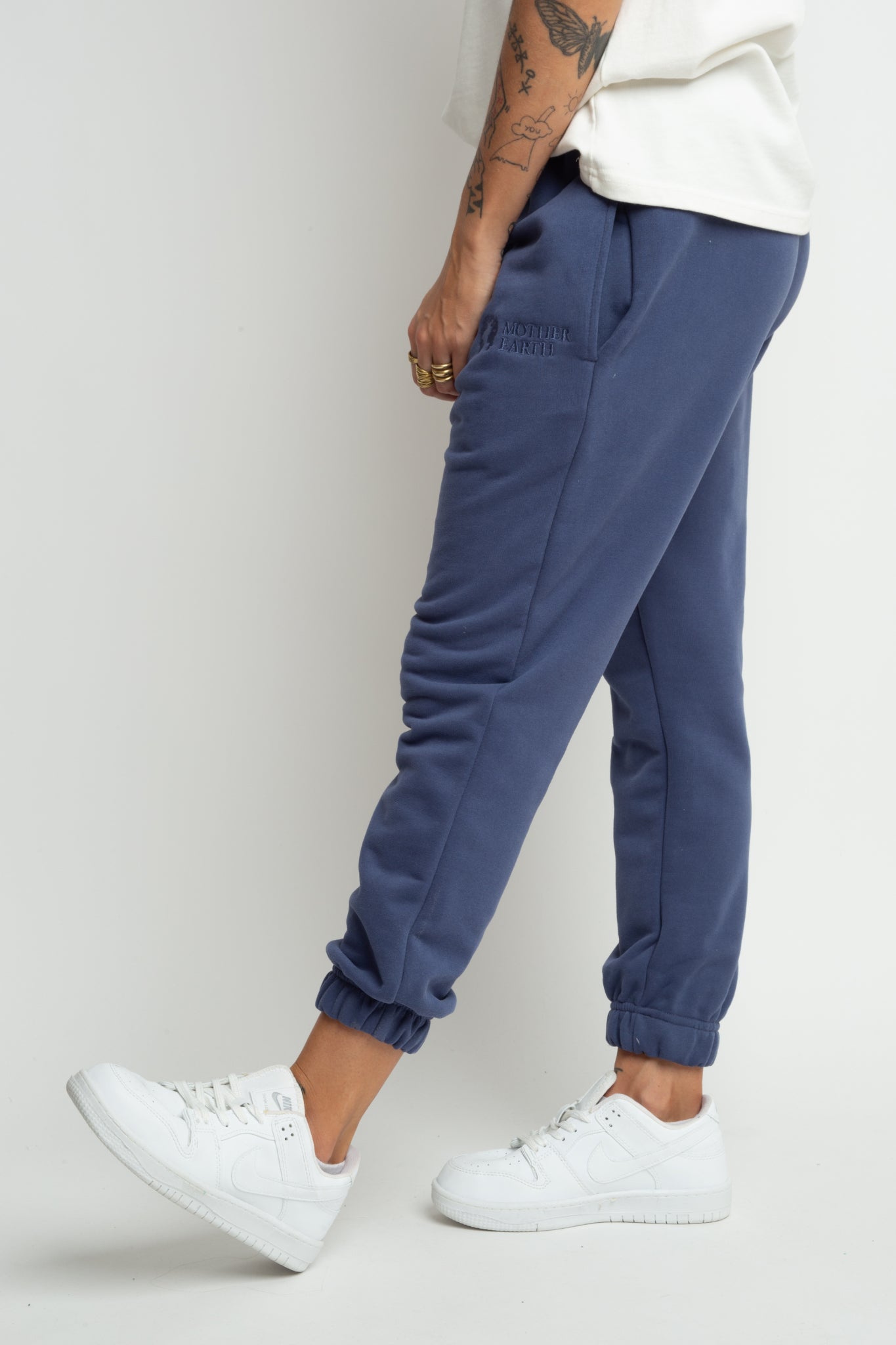 KARPATOS - OVERSIZE UNISEX SWEATPANTS NAVY