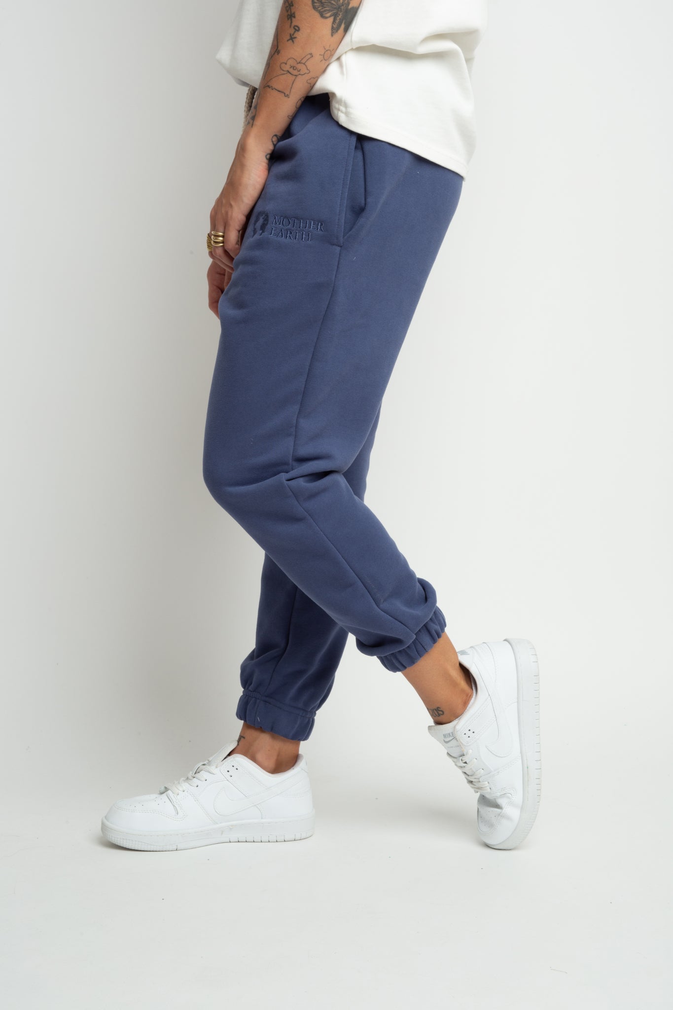 KARPATOS - OVERSIZE UNISEX SWEATPANTS NAVY