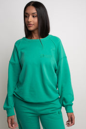 REGULAR FIT GREEN SWEATSHIRT - ARMINA