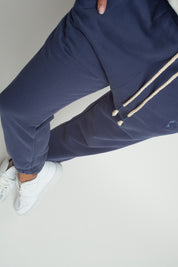 KARPATOS - OVERSIZE UNISEX SWEATPANTS NAVY