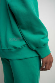 REGULAR FIT GREEN SWEATSHIRT - ARMINA