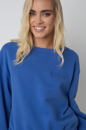 CREWNECK SWEATSHIRT CORNFLOWER - COMINO