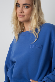 CREWNECK SWEATSHIRT CORNFLOWER - COMINO