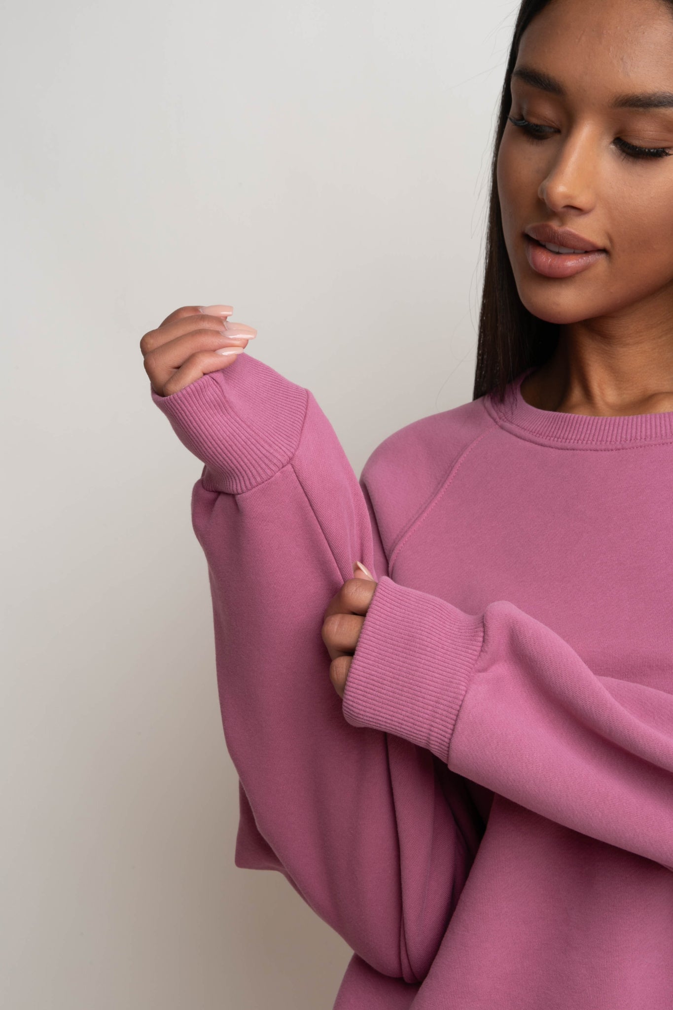 REGULAR FIT FUCHSIA SWEATSHIRT - ARMINA