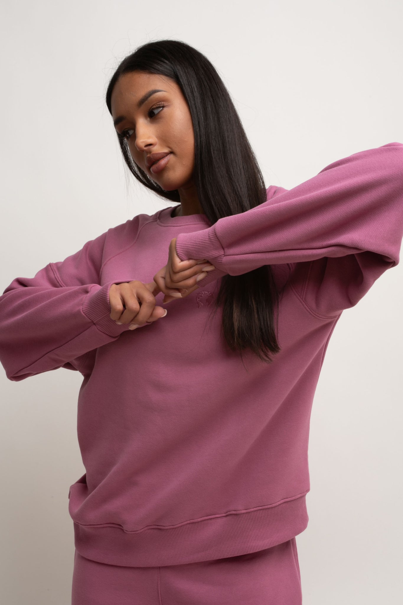 REGULAR FIT FUCHSIA SWEATSHIRT - ARMINA