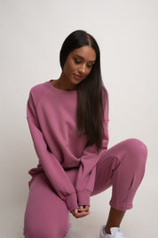 REGULAR FIT FUCHSIA SWEATSHIRT - ARMINA