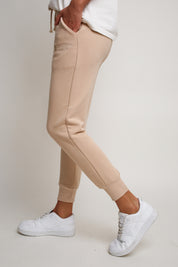 BEIGE JOGGER TROUSERS - BEGERA