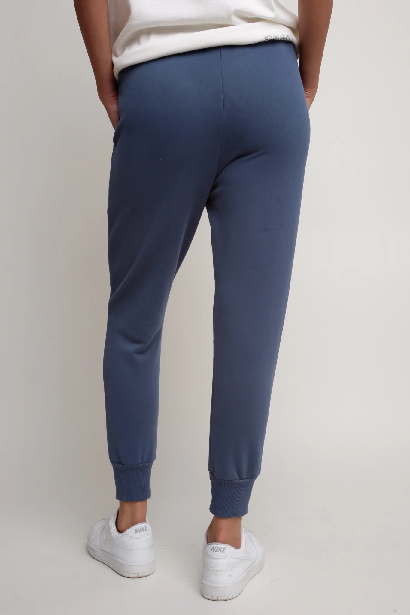 SPODNIE DRESOWE TYPU JOGGER 2nd DROP GRANATOWE - BEGERA