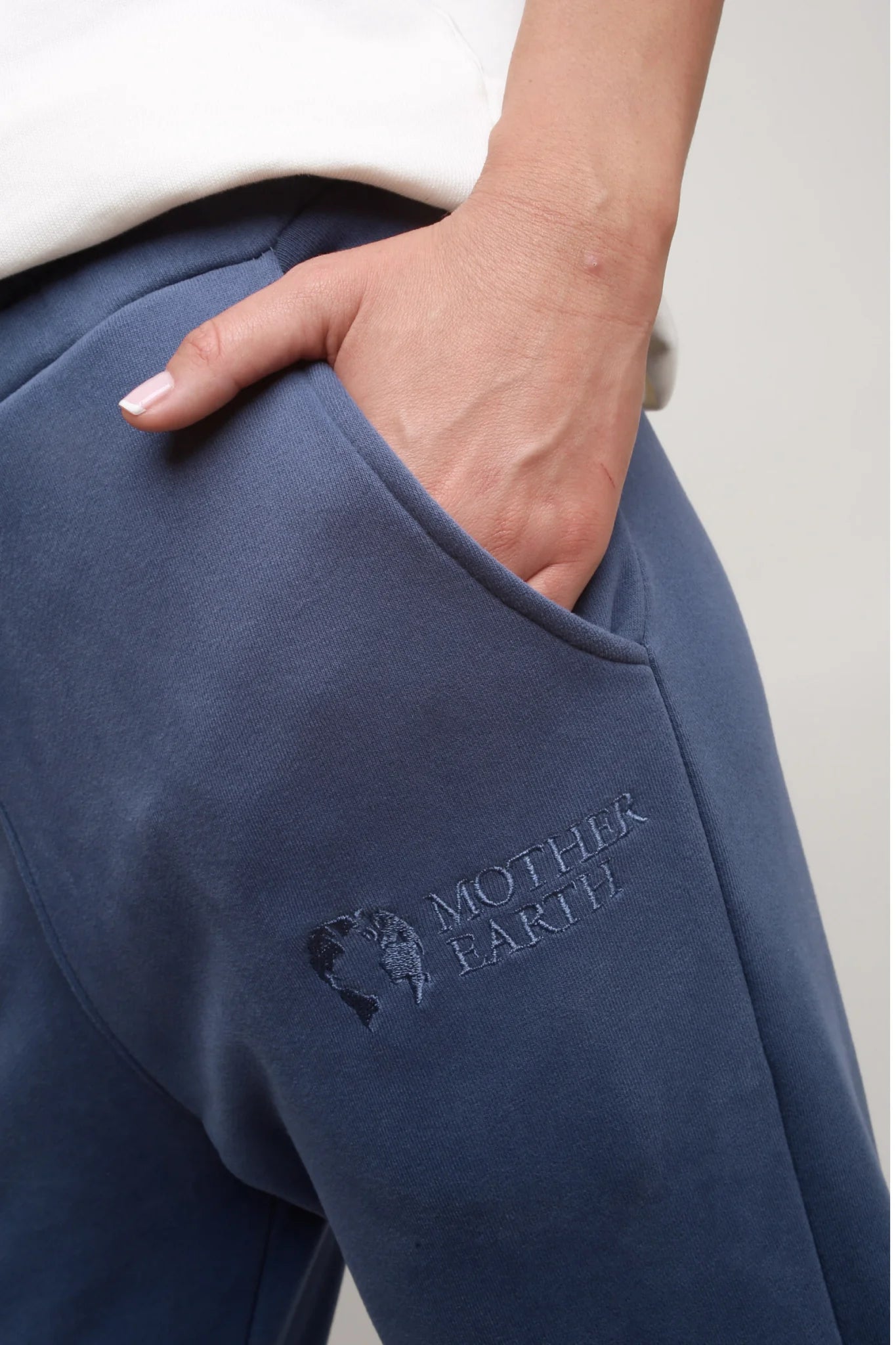 SPODNIE DRESOWE TYPU JOGGER 2nd DROP GRANATOWE - BEGERA