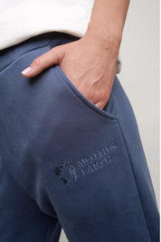 SPODNIE DRESOWE TYPU JOGGER 2nd DROP GRANATOWE - BEGERA