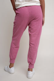 PINK WASHED EFFECT JOGGER TROUSERS - BEGERA