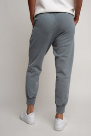 WASHED EFFECT JOGGER TROUSERS GREY - BEGERA