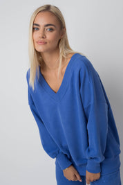 OVERSIZED COLLAR SWEATSHIRT - BISCOE