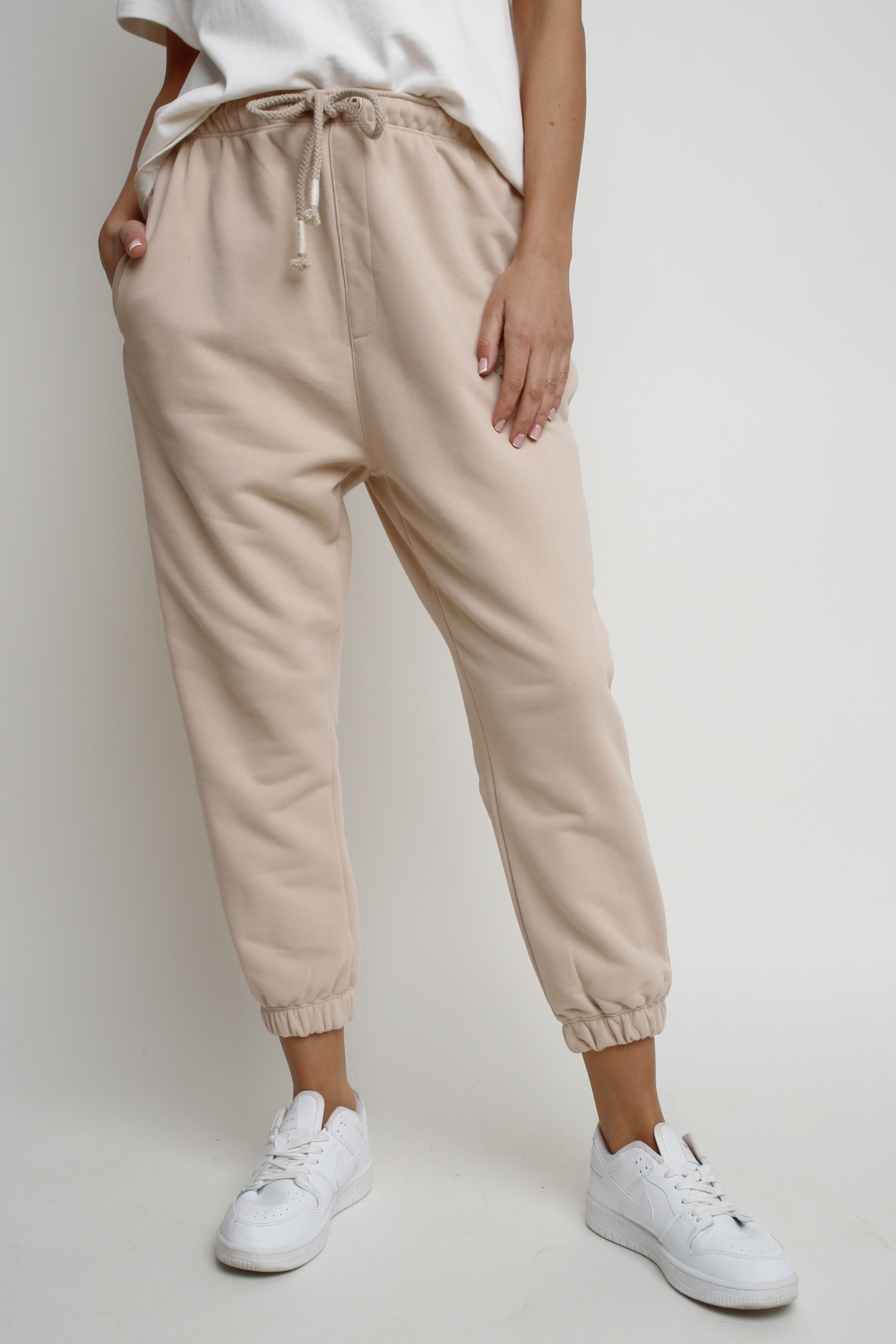 OVERSIZE UNISEX SAND SWEATPANTS - KARPATOS