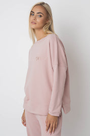 OVERSIZE TRACKSUIT LIGHT PINK - AYSE