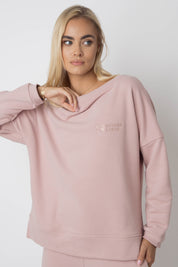 OVERSIZE TRACKSUIT LIGHT PINK - AYSE