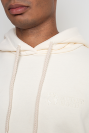 MEN'S ECRU HOODED SWEATSHIRT - ASTON