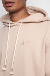 MEN'S BEIGE HOODED SWEATSHIRT - ASTON