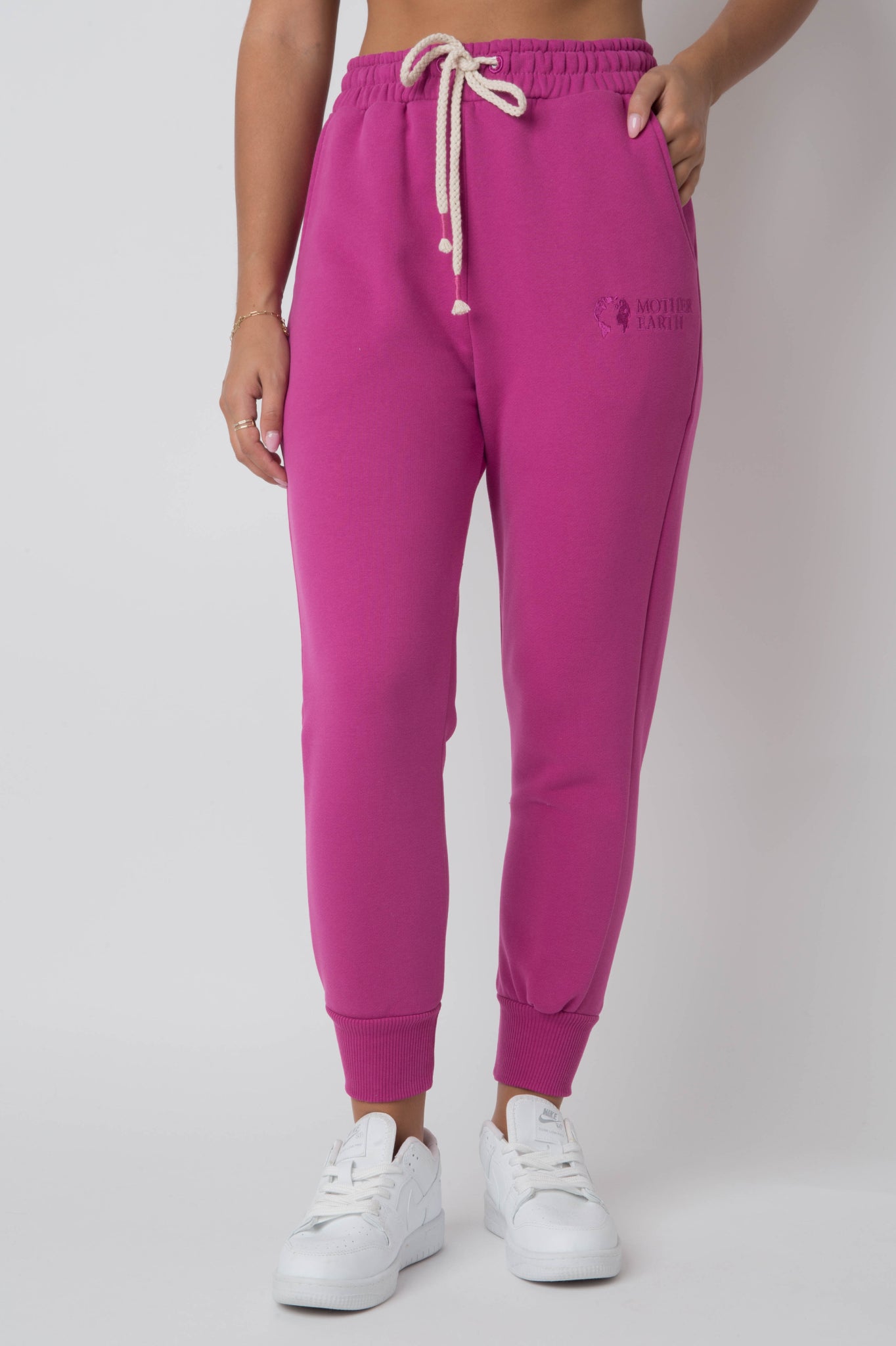 PINK JOGGER TROUSERS - BEGERA