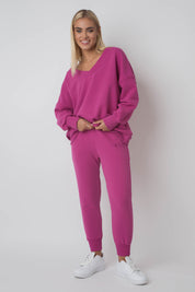 PINK JOGGER TROUSERS - BEGERA