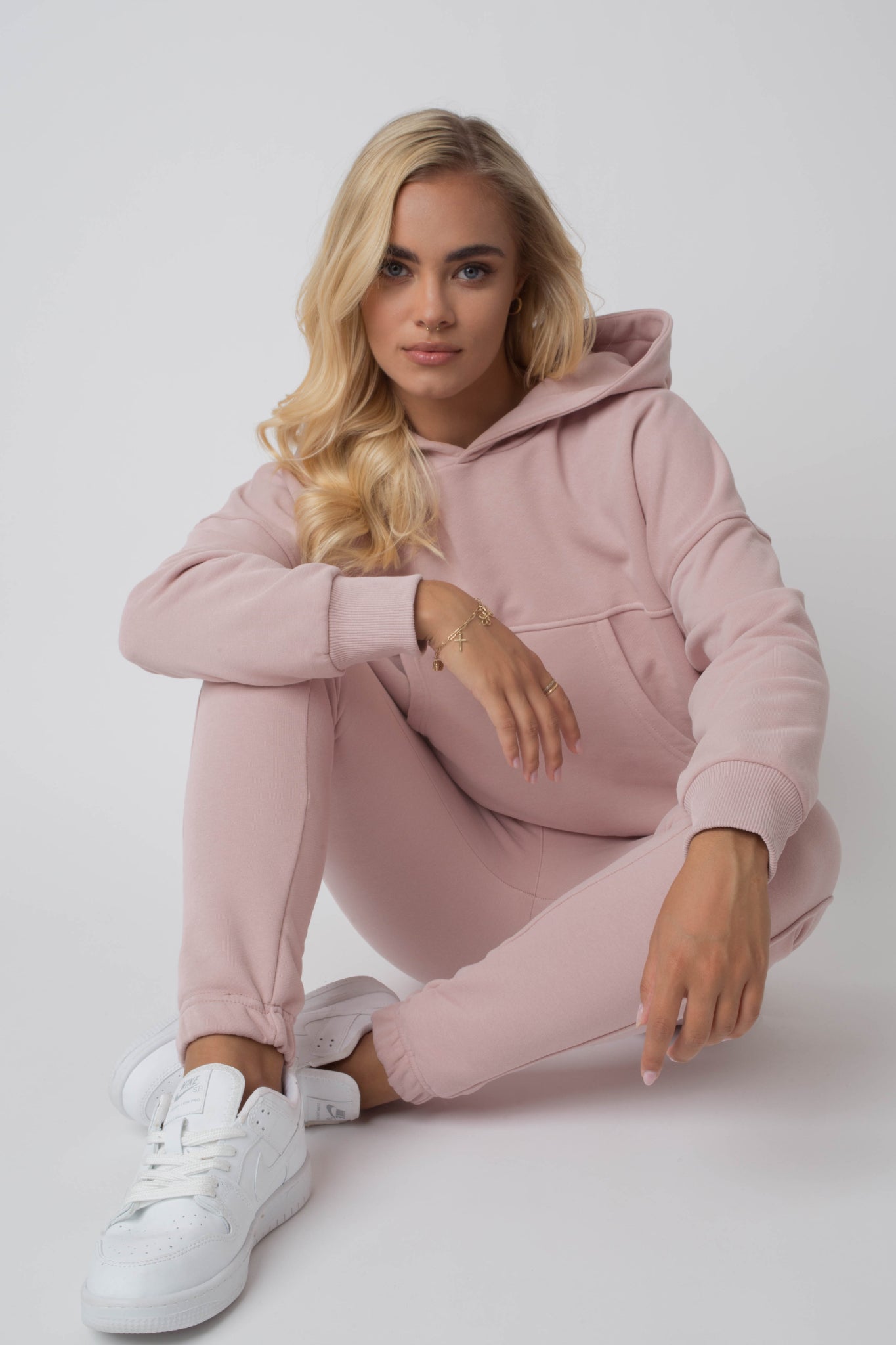 CLASSIC LIGHT PINK TRACKSUIT SET - MERVE