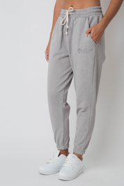 WASHED EFFECT GRAY SWEATPANTS - CEZAR