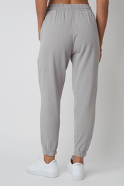 WASHED EFFECT GRAY SWEATPANTS - CEZAR