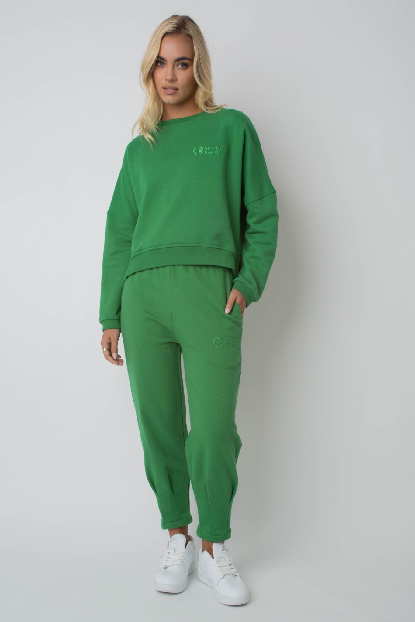 GRASS GREEN TRACKSUIT SET - PORTO