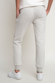 GREY MELANGE SWEATPANTS - BELINDA