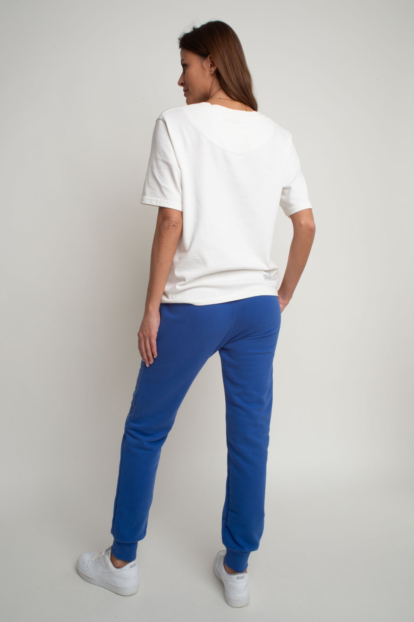 CORNFLOWER BLUE SWEATPANTS - BELINDA